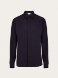 Ferragamo | Men's Monogram Sport Shirt - New Navy Blue