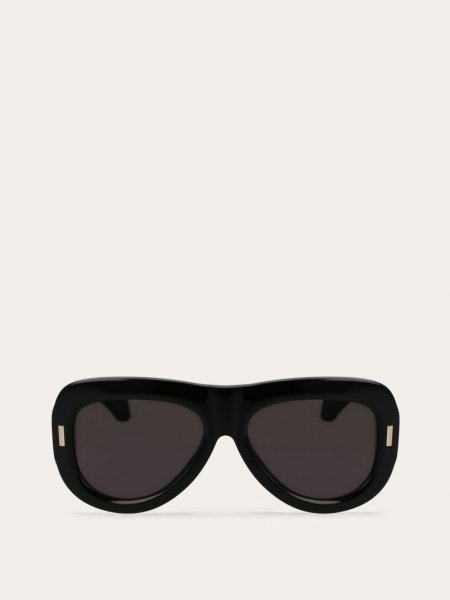 Ferragamo | Women's Sunglasses - Black/Grey