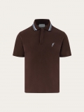 Ferragamo | Men's Organic Cotton Polo Shirt - Espresso