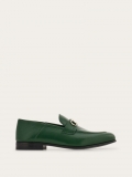 Ferragamo | Women's Mule Loafer With Gancini Ornament - Forest Green