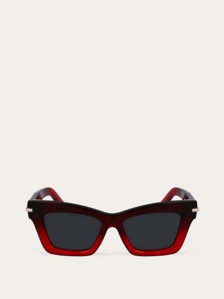 Ferragamo | Women's Sunglasses - Red/Grey