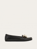 Ferragamo | Women's Crystal Embellished Driver Loafer - Black