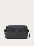 Ferragamo | Men's Crossbody Bag - Black/Grey