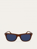 Ferragamo | Men's Sunglasses - Transparent Brown/Blue