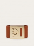 Ferragamo | Women's Gancini Bracelet - Cognac (Size 15)