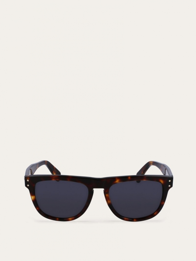 Ferragamo | Men's Sunglasses - Dark Tortoise