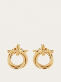 Ferragamo | Women's Twisted Gancini Earrings - Gold