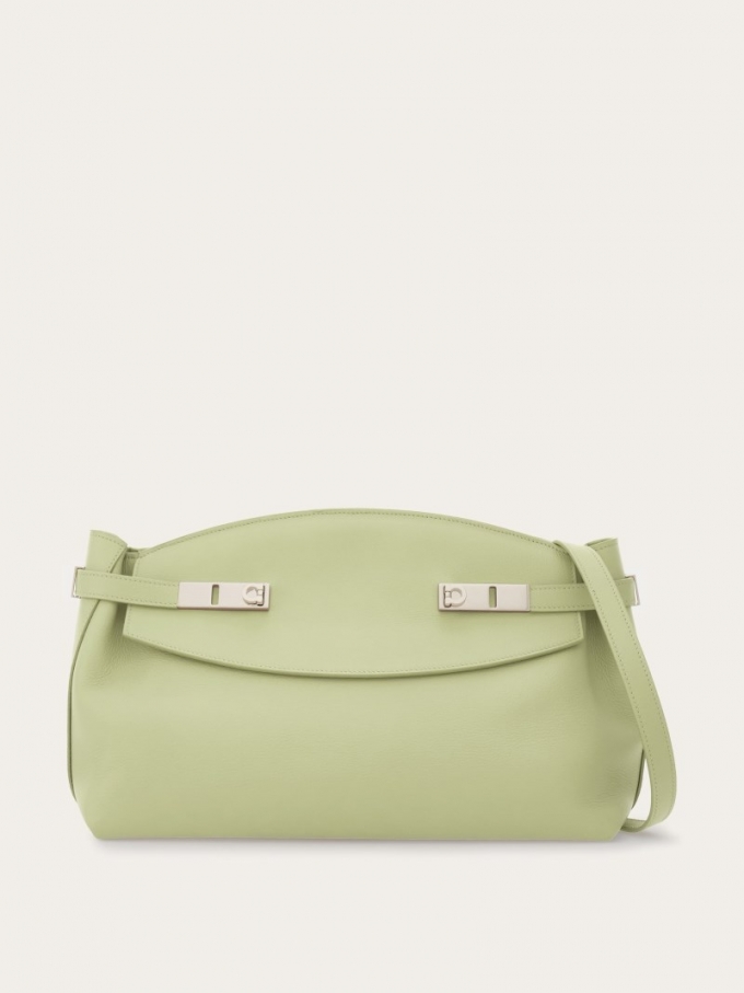 Ferragamo | Women's Hug Soft Crossbody Bag - Sage