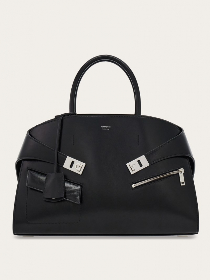 Ferragamo | Women's Hug Handbag - Black