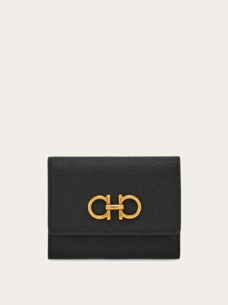 Ferragamo | Women's Trifold Wallet - Black