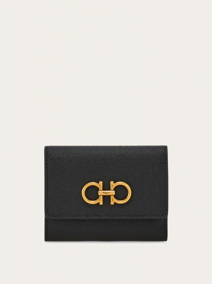 Ferragamo | Women's Trifold Wallet - Black