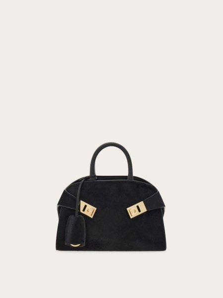 Ferragamo | Women's Hug Handbag - Black