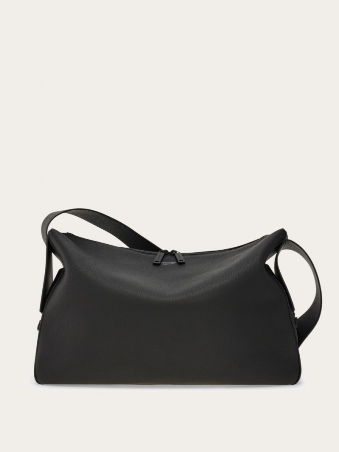 Ferragamo | Men's Messenger Bag - Black