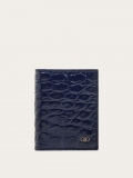 Ferragamo | Men's Gancini Credit Card Holder - Blue Marine