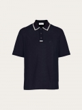 Ferragamo | Men's Short Sleeved Polo Shirt - Navy Blue