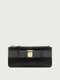 Ferragamo | Women's Vara Bow Credit Card Holder - Black