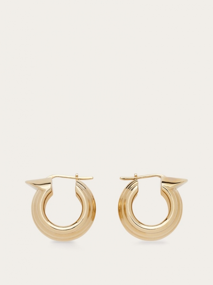 Ferragamo | Women's Gancini Earrings - Gold