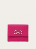 Ferragamo | Women's Gancini Credit Card Holder - Cerise Pink