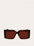 Ferragamo | Women's Sunglasses - Tortoise/Red Wine