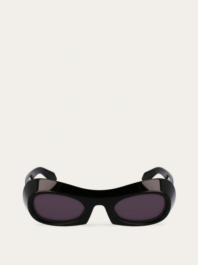 Ferragamo | Women's Sunglasses - Black/Grey