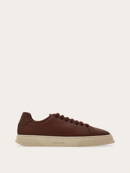 Ferragamo | Men's Low Top Sneaker - Brown