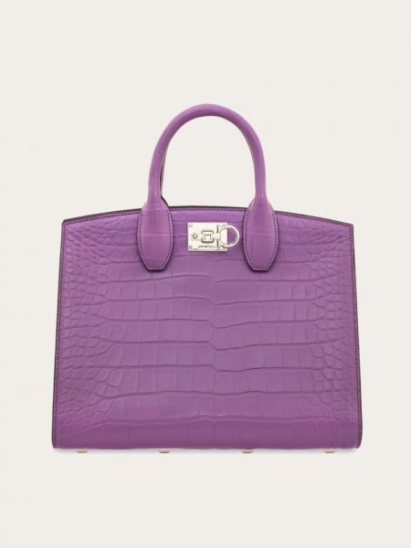 Ferragamo | Women's Studio Box Bag - Purple