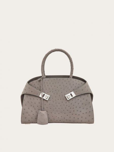 Ferragamo | Women's Hug Handbag - Grey