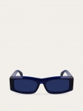 Ferragamo | Men's Sunglasses - Transparent Blue/Blue