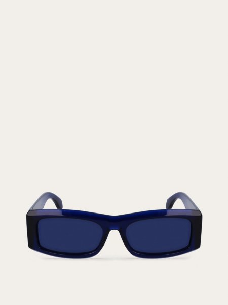 Ferragamo | Men's Sunglasses - Transparent Blue/Blue