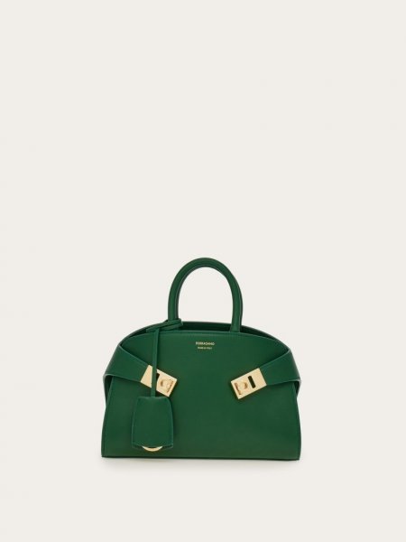 Ferragamo | Women's Hug Handbag - Forest Green