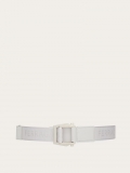 Ferragamo | Men's Belt With Gancini Buckle - Ice