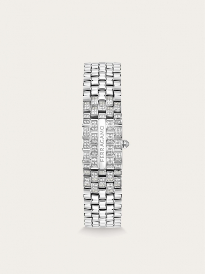 Ferragamo | Women's Secret Watch - Stainless Steel/White