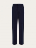 Ferragamo | Men's Cotton Canvas Pants - New Navy Blue