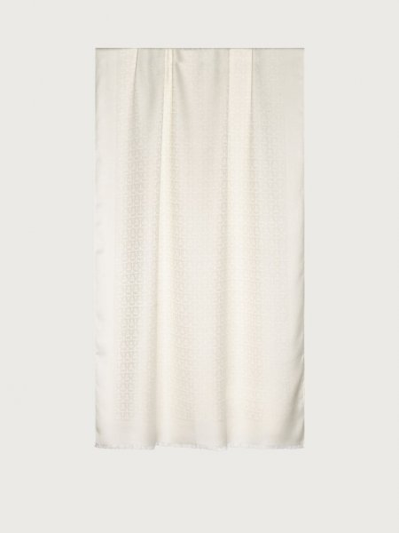 Ferragamo | Women's Gancini Stole - Ivory