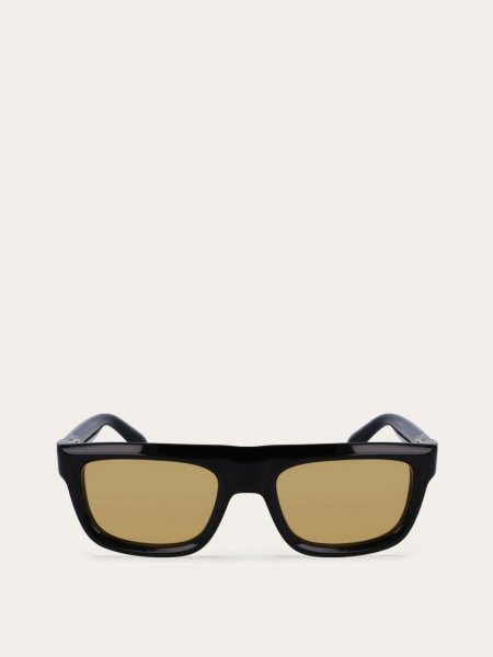 Ferragamo | Men's Sunglasses - Black/Brown