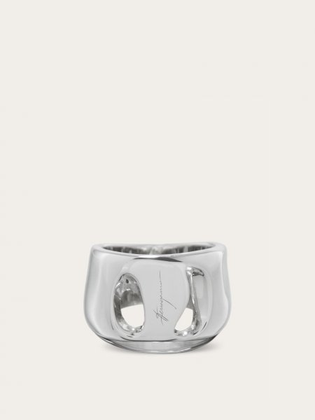 Ferragamo | Women's Vara Ring - Silver (Size 54)