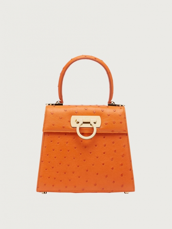 Ferragamo | Women's Iconic Top Handle - Orange