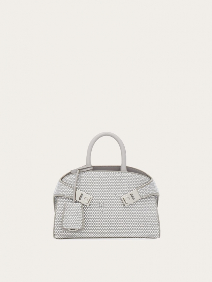 Ferragamo | Women's Hug Handbag - Pearl