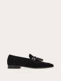 Ferragamo | Men's Loafer With Tassels - Black