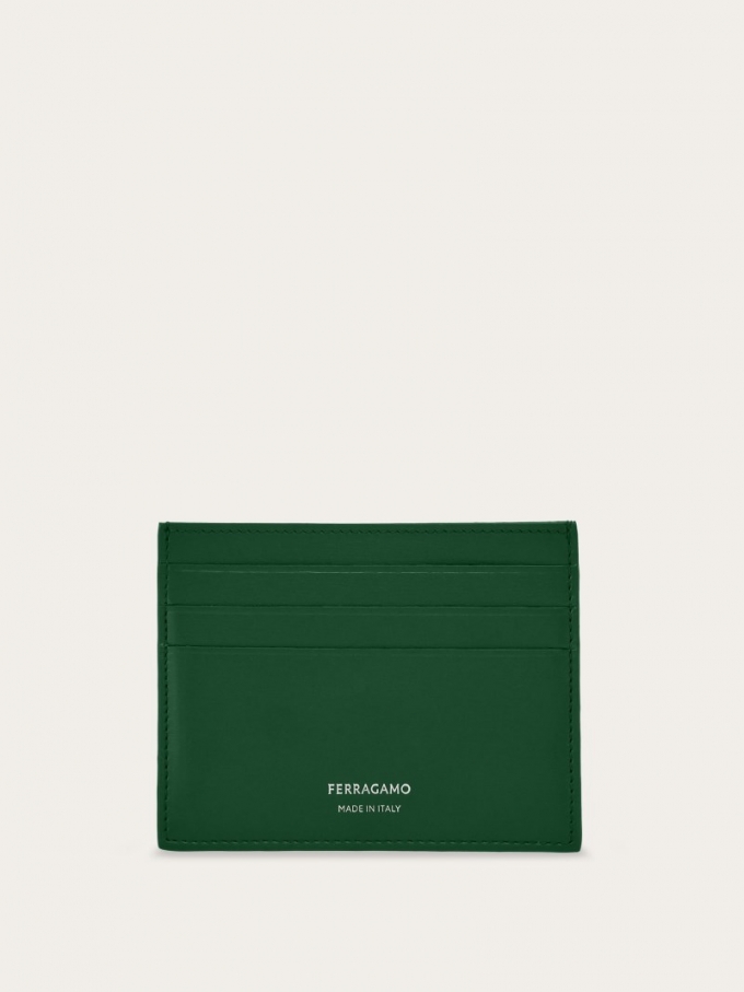 Ferragamo | Men's Credit Card Holder - Forest Green