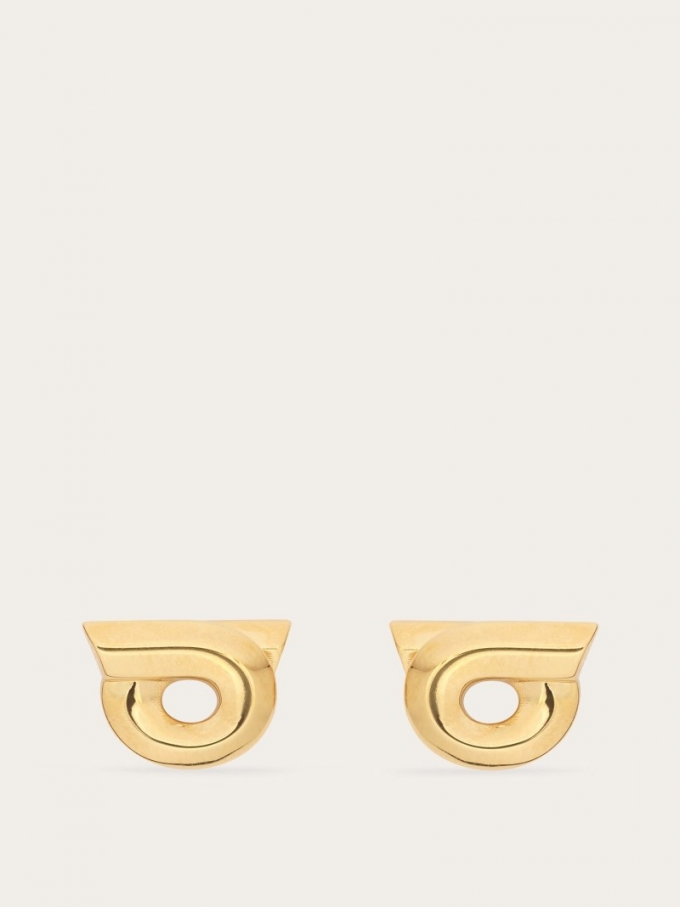 Ferragamo | Women's Gancini Earrings - Gold (Size 18)