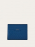 Ferragamo | Men's Monogram Credit Card Holder - Blue Teal