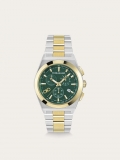 Ferragamo | Women's Vega Upper East Chrono - Ip Yellow Gold/Green