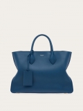 Ferragamo | Men's Tote Bag - Teal Blue