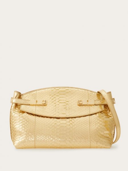 Ferragamo | Women's Hug Soft Crossbody Bag - Gold