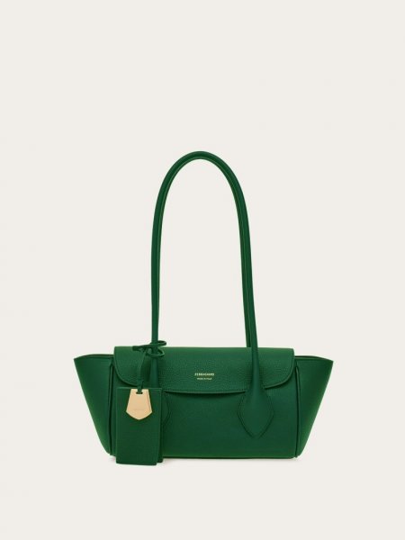 Ferragamo | Women's East-West Tote Bag - Forest Green