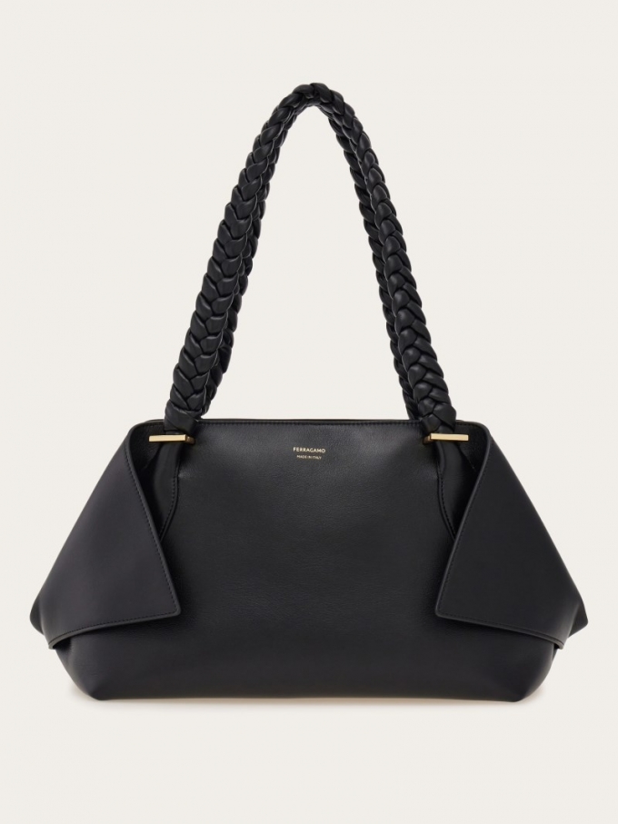 Ferragamo | Women's Shoulder Bag - Black