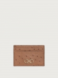 Ferragamo | Women's Gancini Credit Card Holder - Camel