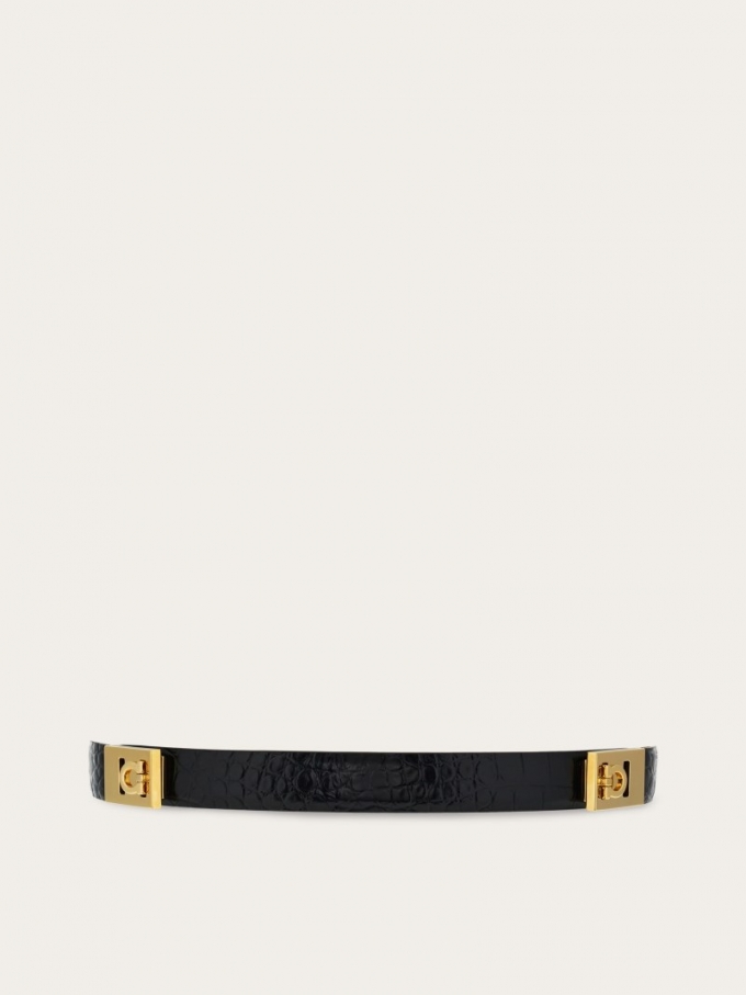 Ferragamo | Women's Extendable Hug Belt - Black