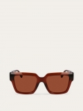 Ferragamo | Women's Sunglasses - Transparent Brown/Brown